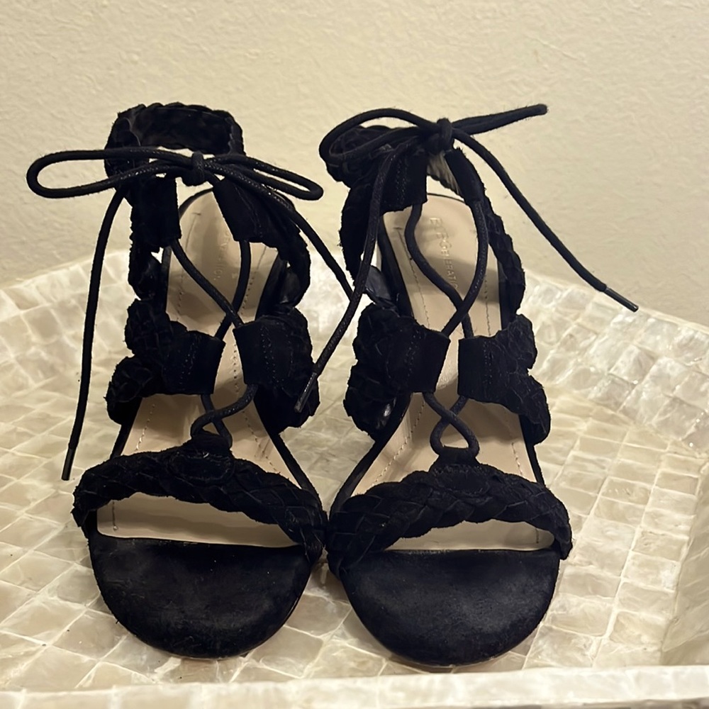 BCBGeneration black sandal heels size 8.5